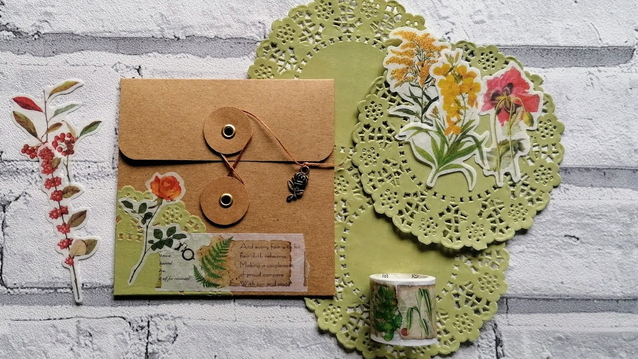 How to Make a Policy Envelope from a Sheet of A4 Card - Take Five Challenge - Miss Paintalot - 13