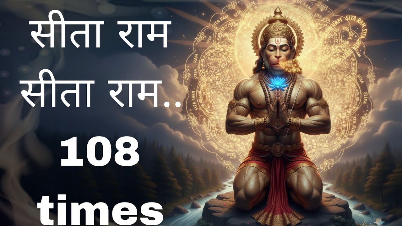 ​सीताराम सीताराम: मन की शांति के लिए 108 बार जाप | 108 Times Sita Ram Chanting for Deep Relaxation