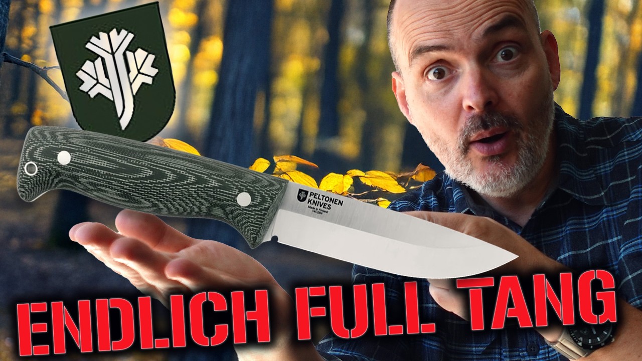 ENDLICH: Finnisches Armee Messer in Fulltang - Peltonen M07