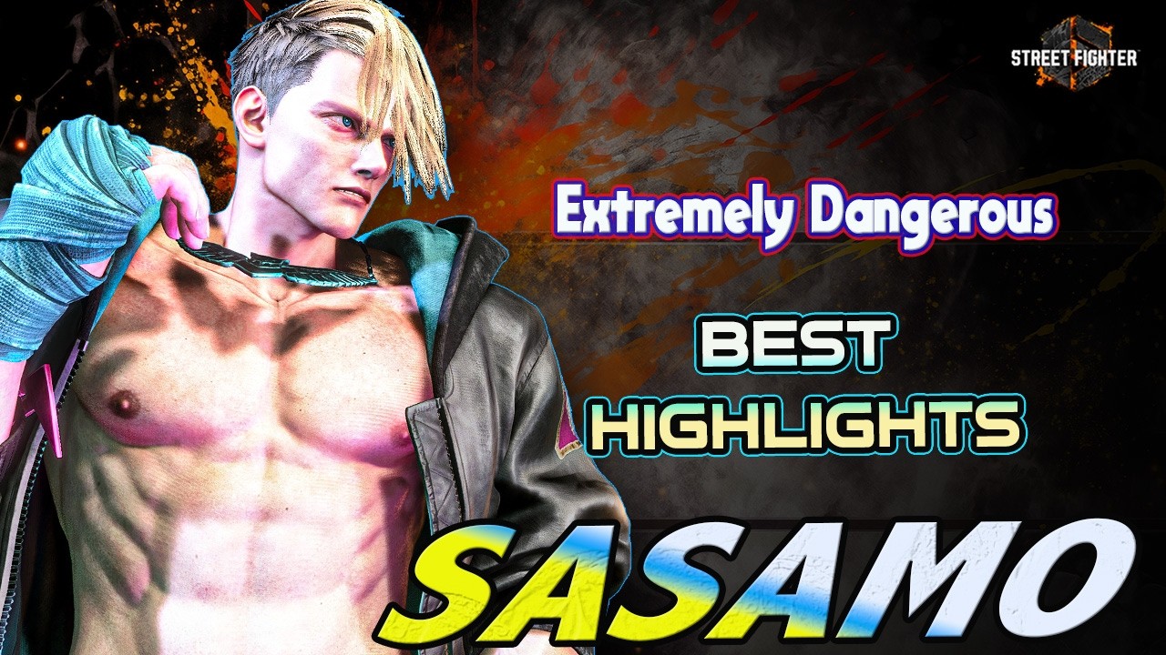 SF6 🔥 Sasamo ED Ranked Highlights with Clean Aggressive Control 🎮 Best High-Level Gameplay
