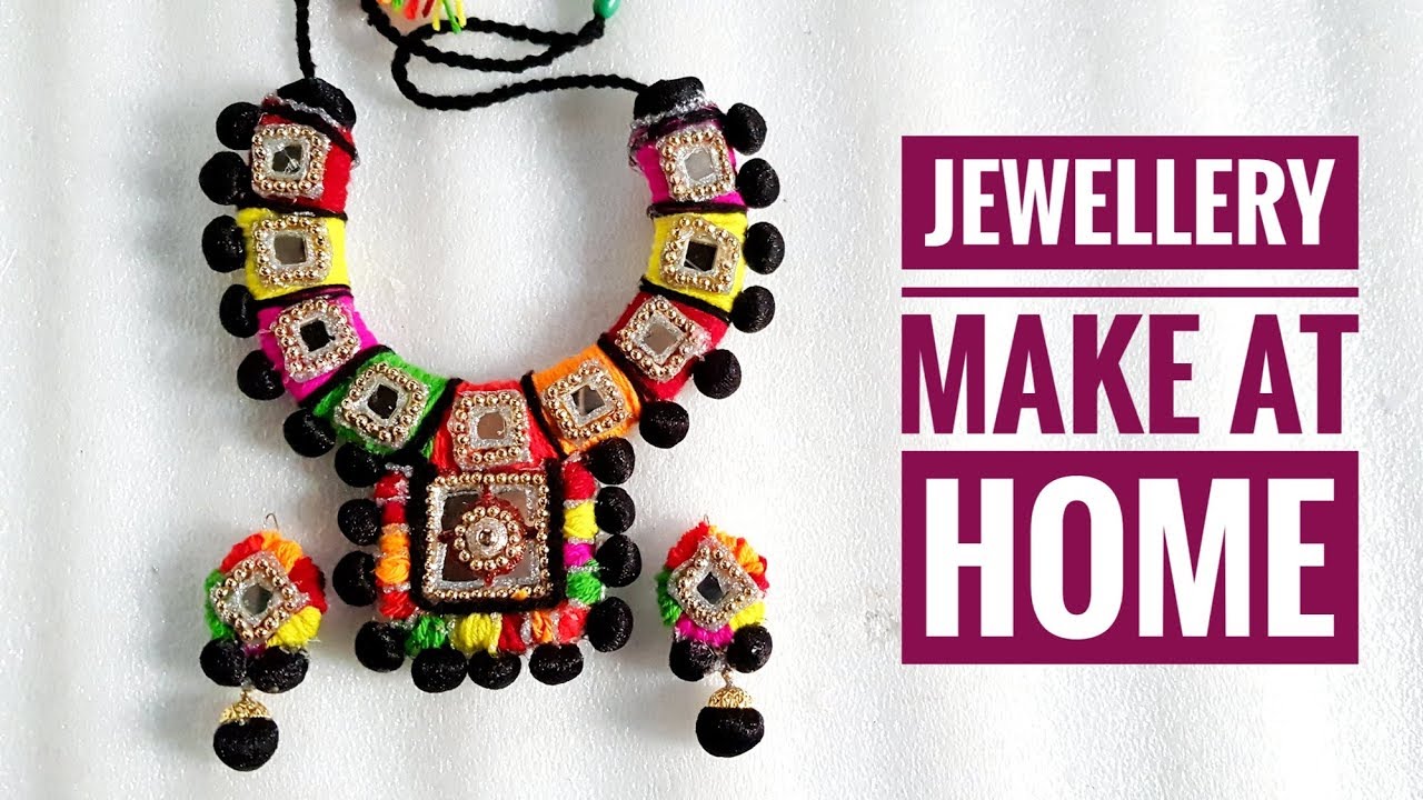 GIFT AND ART JEWELLERY | NAVRATRI jewellery | modern jewellery |handmade jewellery fabric jewellery