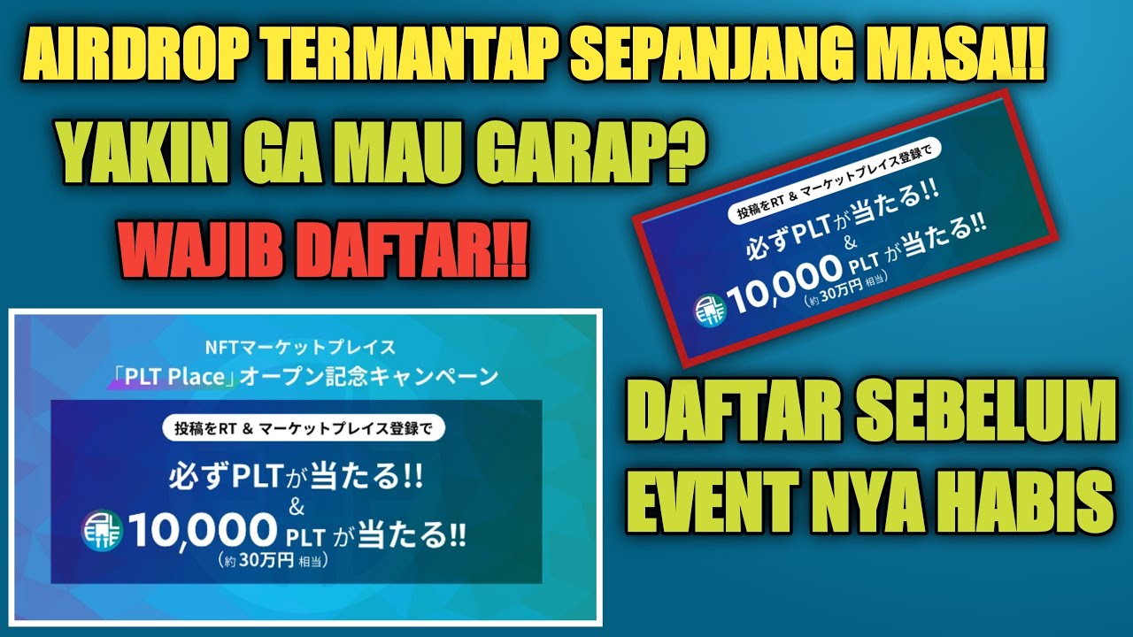 JANGAN SAMPAI KETINGGALAN !! AIRDROP PLT TOKEN TERBARU!
