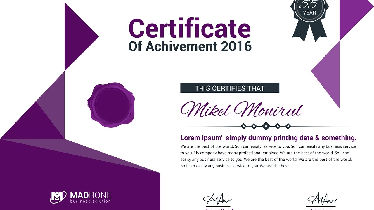 Creating a Professional Certificate Design - Coreldraw Tutorials