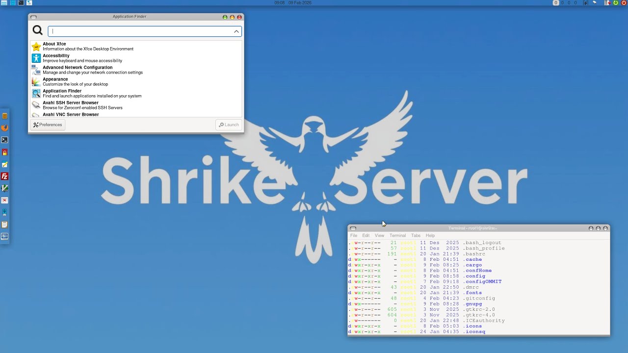 ShrikeServer, Arch Based Distro For Server [LTS Kernel] Server Packages 