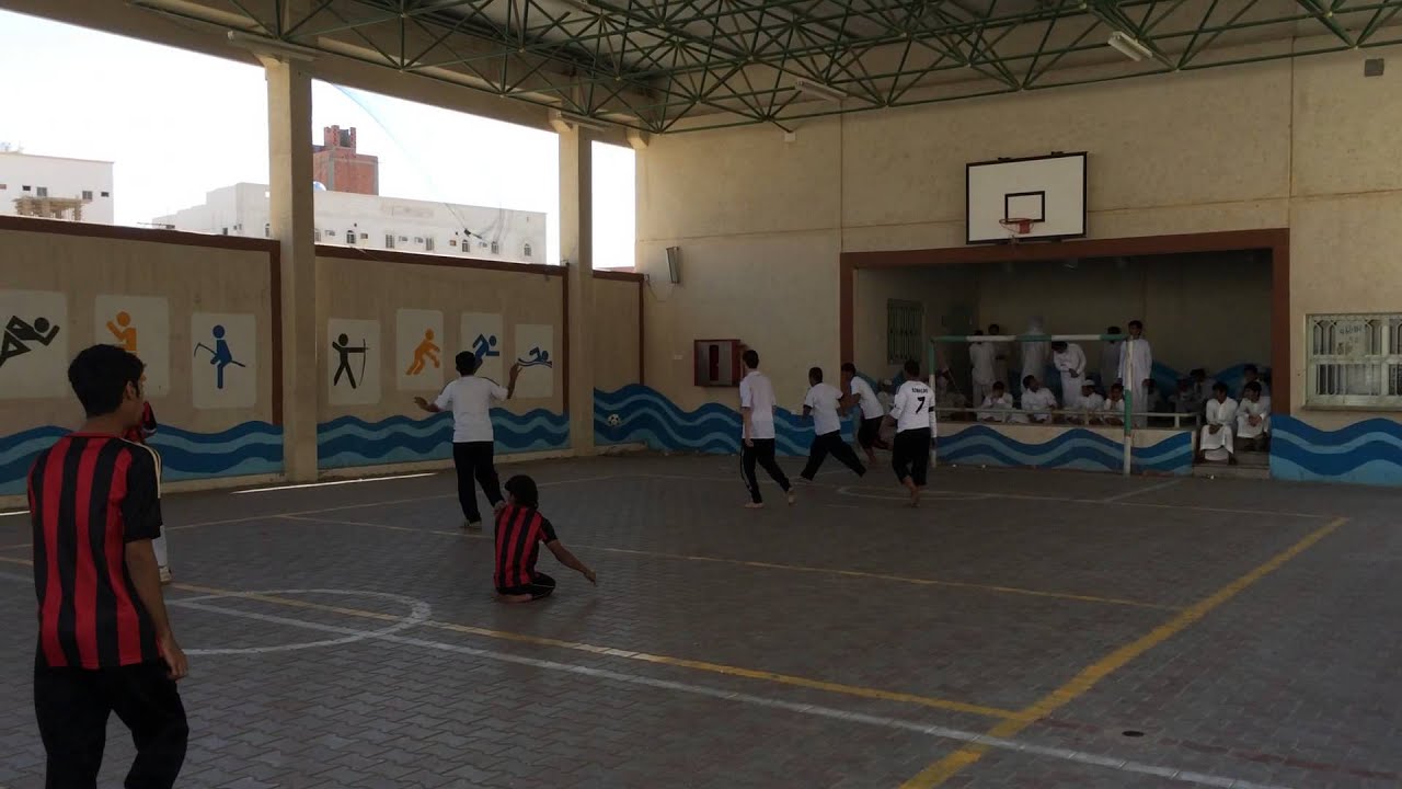 المباراة النهائية لطلاب التربية الخاصة في ثانوية الحطيم بجدة لعام 1435هـ