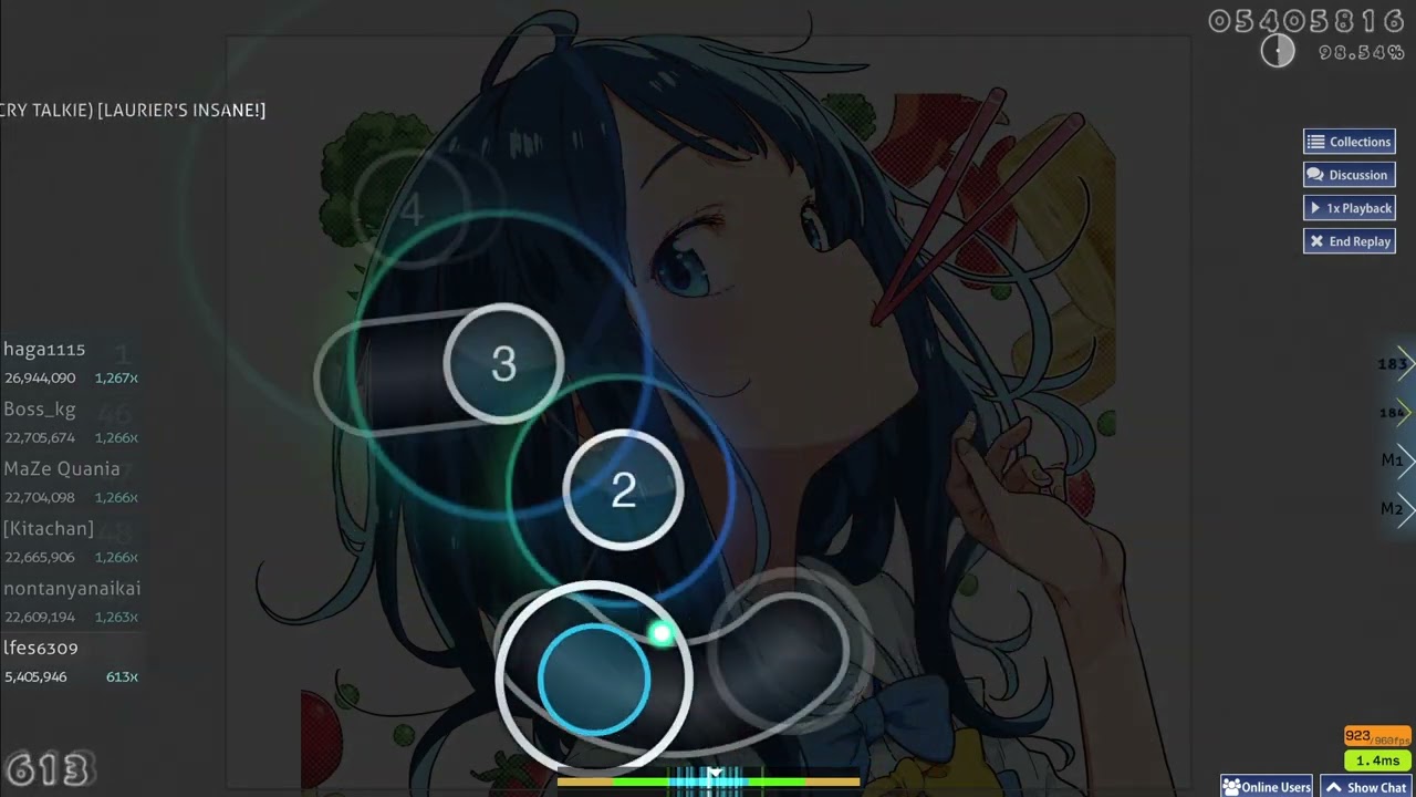 【osu!】TSUYOGARU GIRL feat. Mossa (NECRY TALKIE)