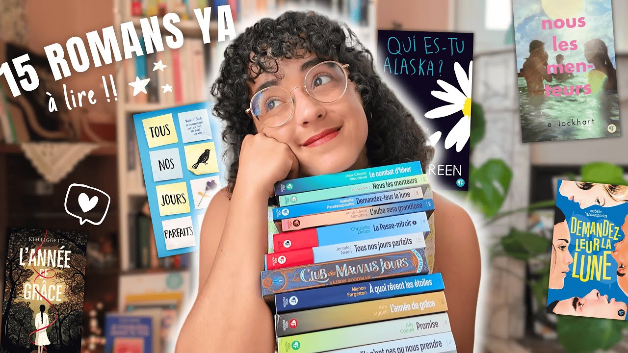 15 romans PARFAITS pour les jeunes adultes et ados 📚🌻