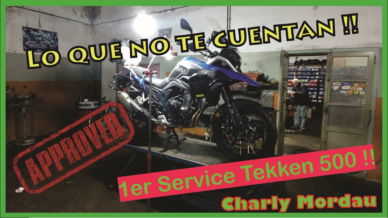 💛​ Primer Servicie de la RVM Tekken 500 Euro! que no te dicen? Viajando en Moto 🛵​