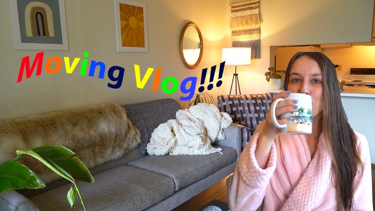 Moving vlog my first apartment post graduation: Grand Rapids Michigan apartment tour