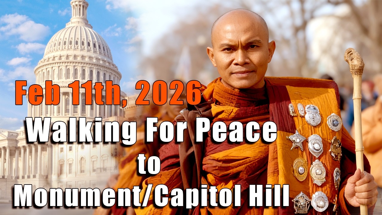 Feb 11th, 2026 Walk For Peace from George Washington University to Monument/Capitol Hill.