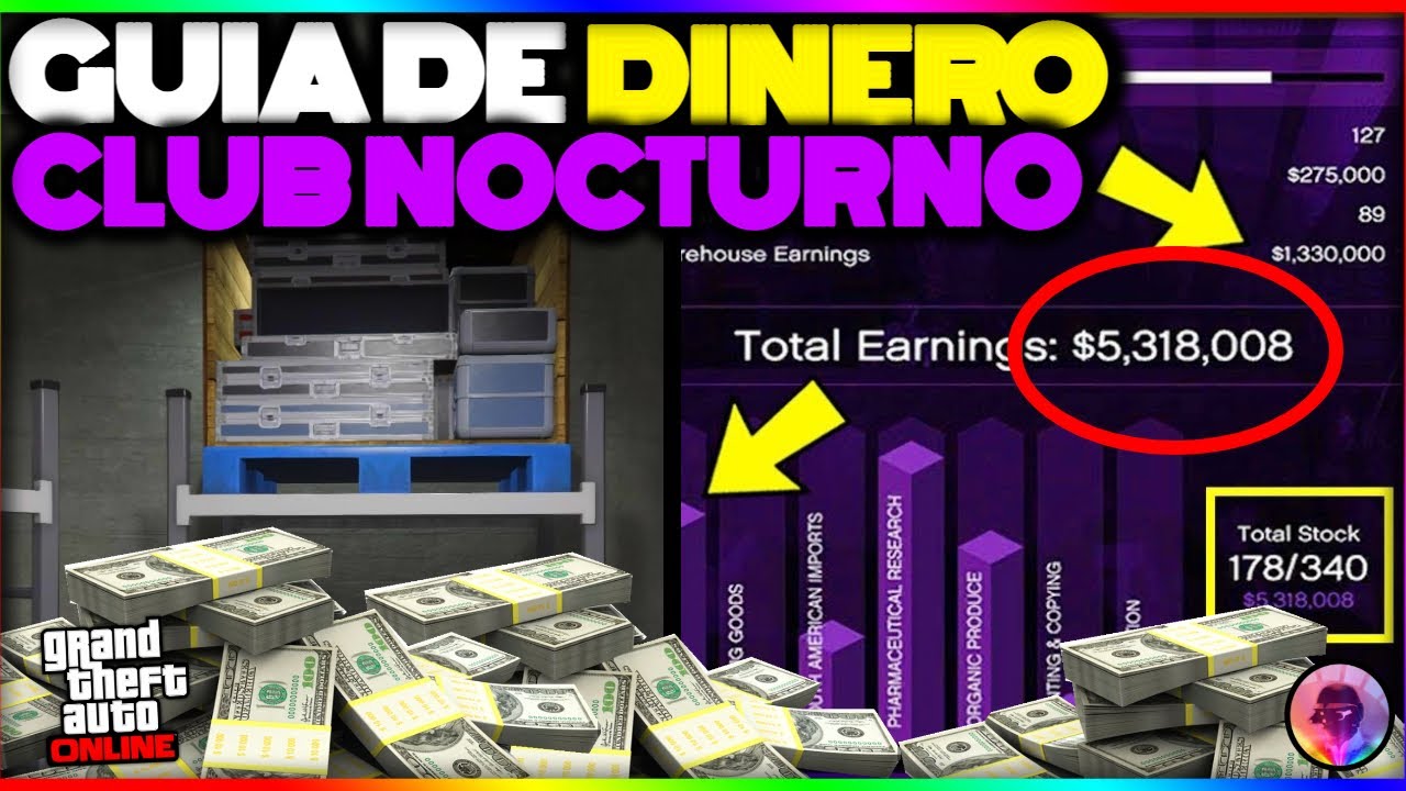 Como GANAR MILLONES Con el CLUB NOCTURNO -GUIA DE DINERO GTA5 Online | Cjp_Mystic