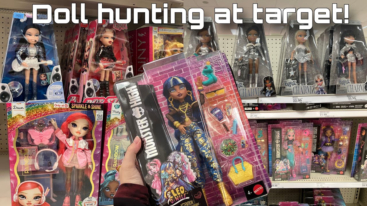 I FOUND CORE REFRESH 2! DOLL HUNTING AT TARGET! New Monster High, Bratz and Rainbow high dolls! 