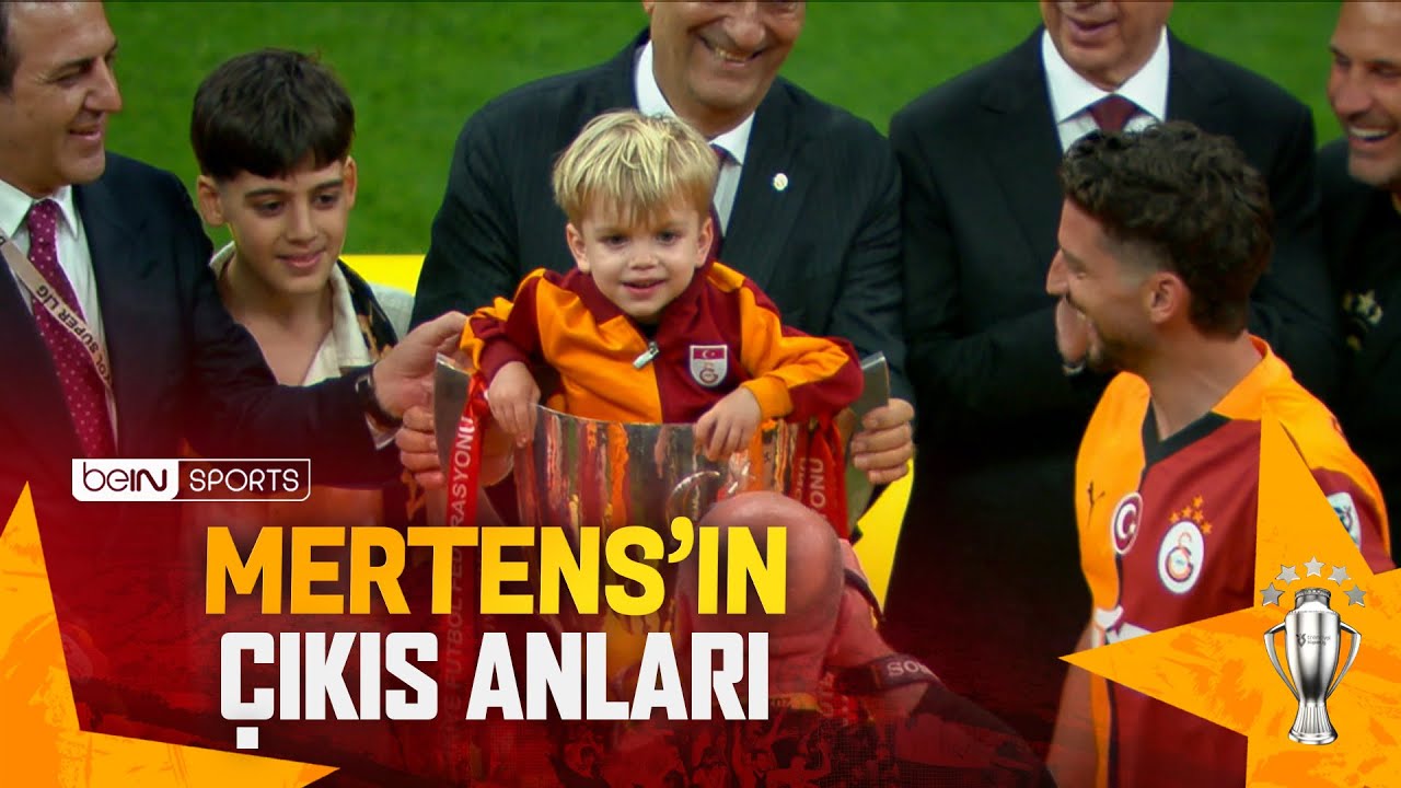 Dries Mertens ve Ailesinin Sahneye Çıkış Anları l Galatasaray'ın 25. Şampiyonluk Kutlamaları