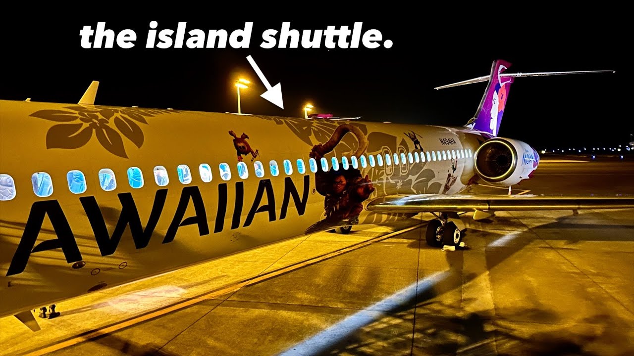 THE ISLAND SHUTTLE: Hawaiian Airlines 717 Kona to Honolulu