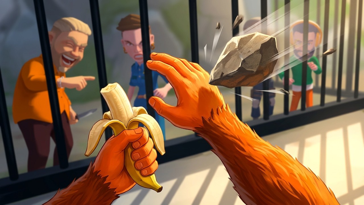 Я ОБЕЗЬЯНА КОТОРУЮ БЬЮТ В КЛЕТКЕ I am Monkey VR