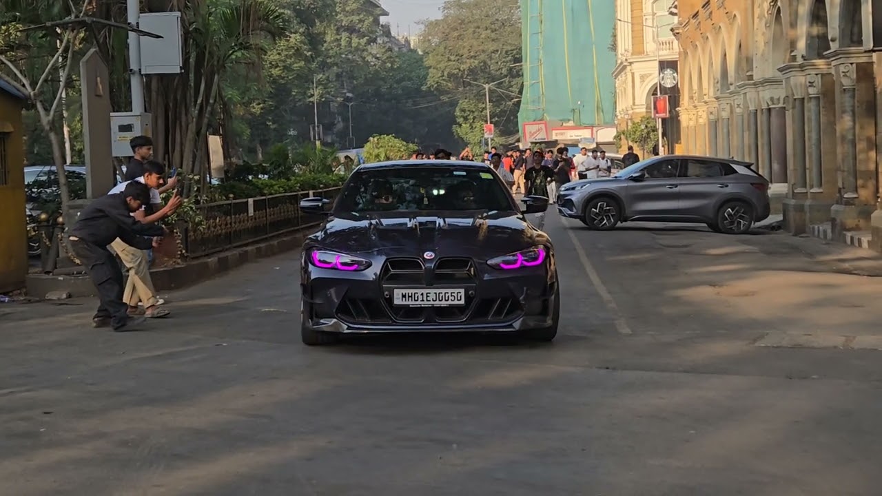 Единственный в своем роде BMW M4 Jahre Edition с фиолетовыми "глазами" 😈🫠..Подписывайтесь на кана...