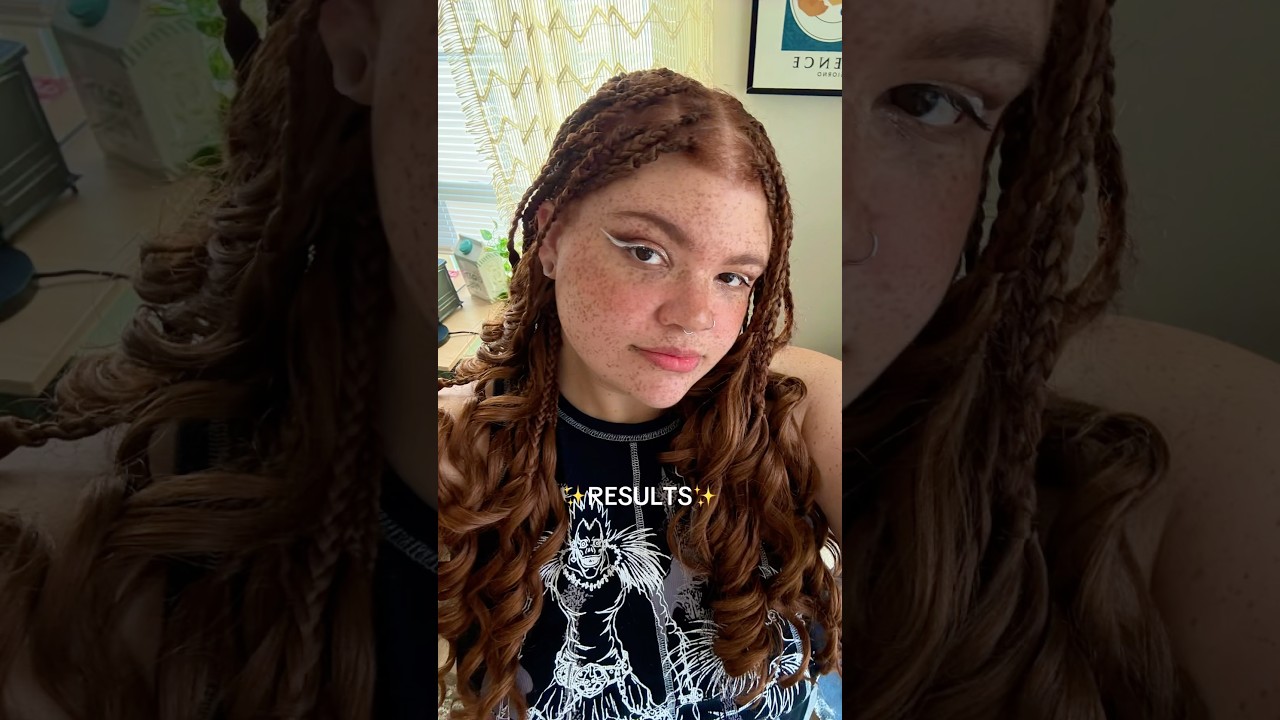 French Curl Braids Tutorial!! #naturalhair #braids #protectivestyles