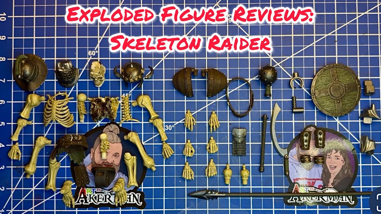 Exploded Figure Review: Mythic Legions Skeleton Raider