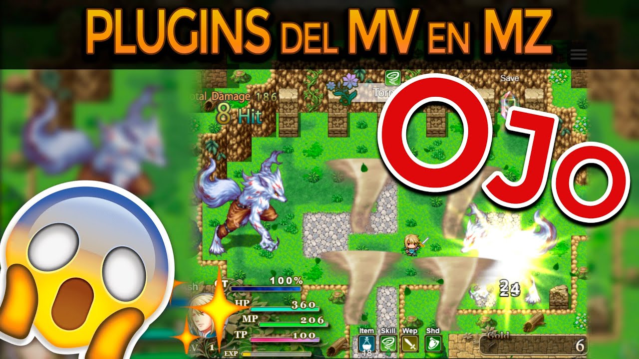 USAR PLUGINS DEL MV EN RPG MAKER MZ 🔥 Funciona Chrono Engine ABS 🔥