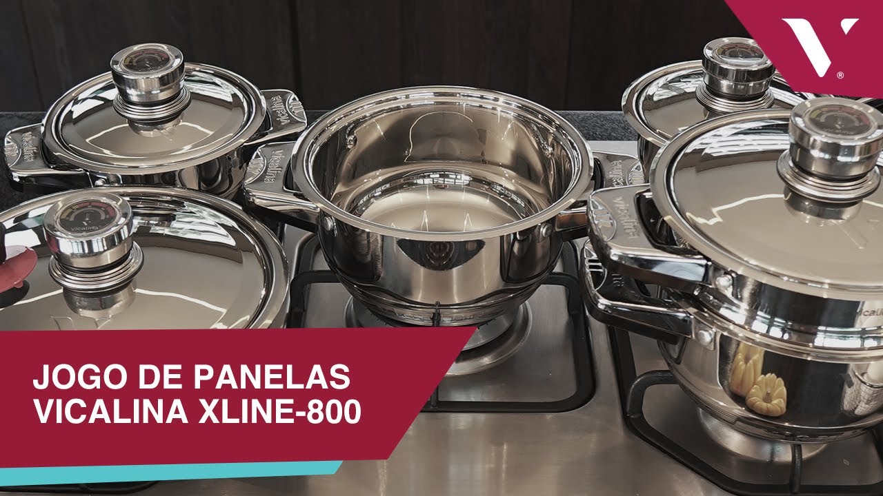 Jogo de Panelas Vicalina X-LINE 800