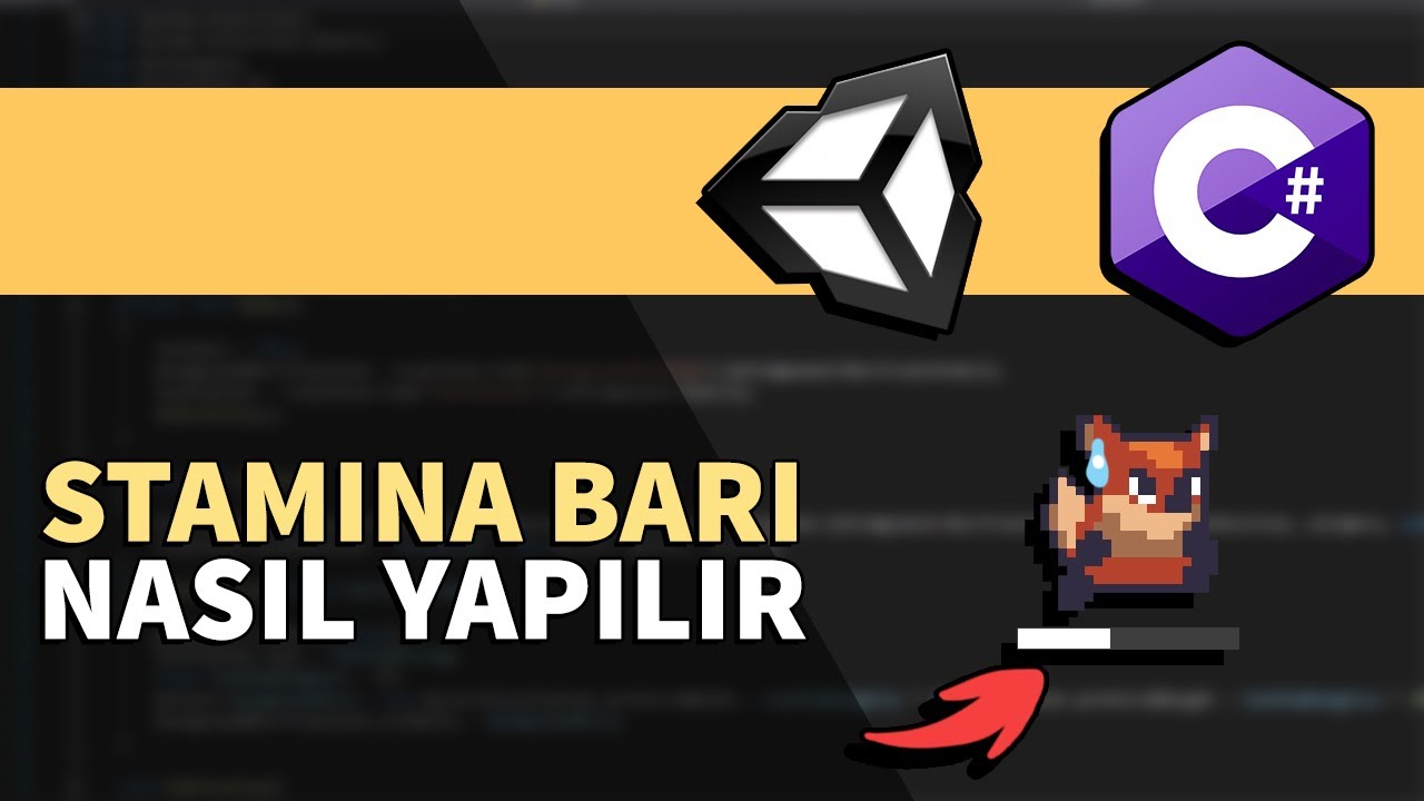 BASİT STAMINA VEYA MANA BARI NASIL YAPILIR | Yeni Başlayanlar İçin Unity 2D 3D C#