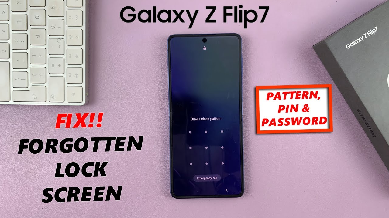 How To Bypass Forgotten Password, PIN / Pattern On Samsung Galaxy Z Flip 7