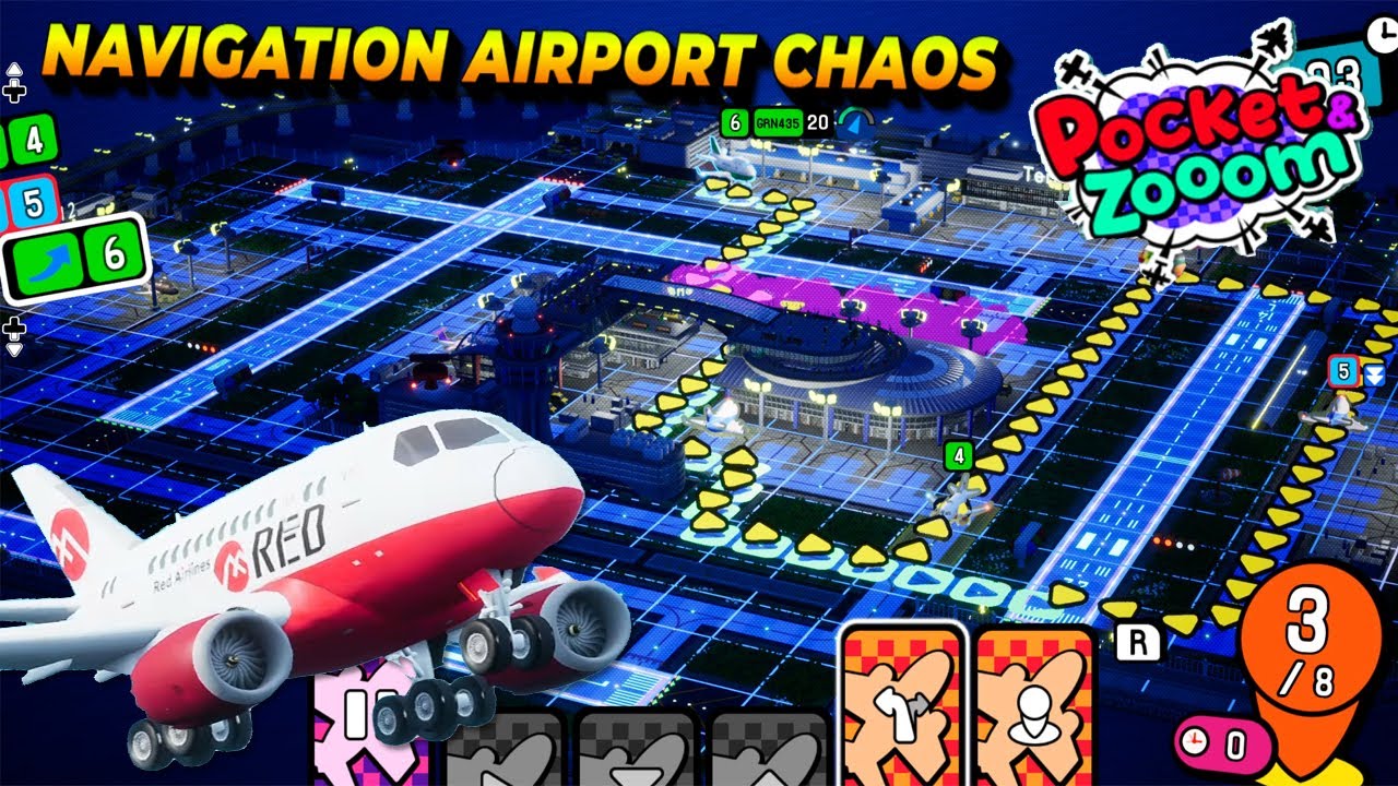 Navigating Airport Chaos - Pocket and Zooom Gameplay First Impressions | PC Steam 4K