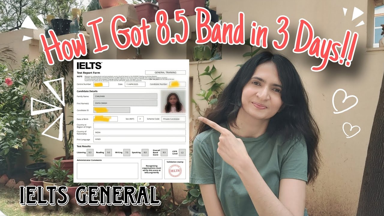 8.5 Band in 3 days!!🇨🇦 | Tips, Strategy and My Experience