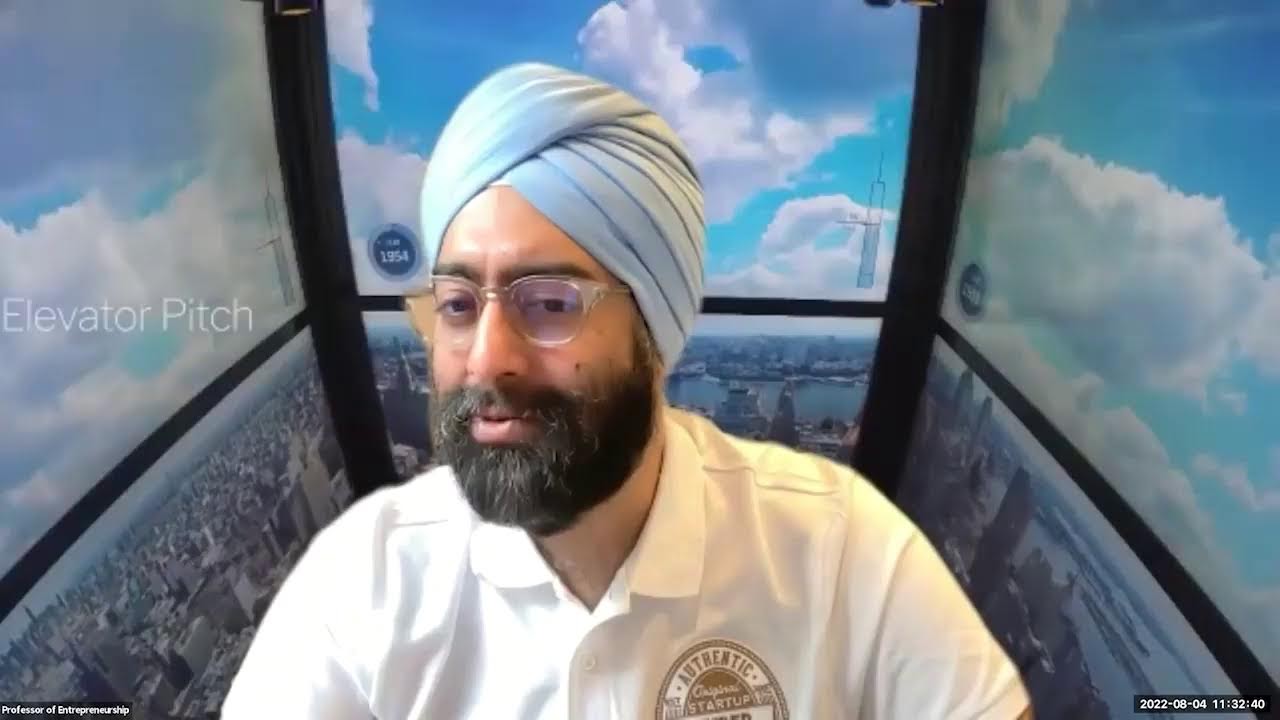 Elevator Pitch Showdown with Professor Ash Singh