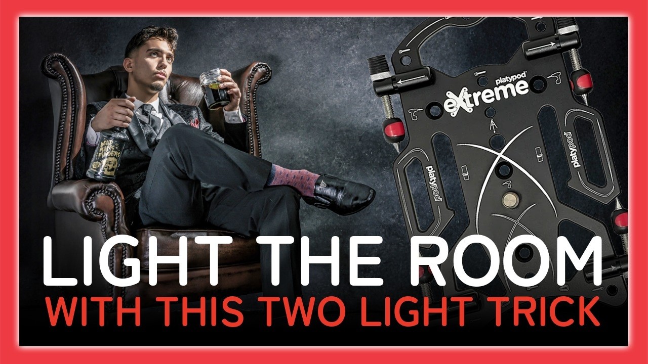 Create a Hollywood Spotlight Portrait at Home with this EASY Trick