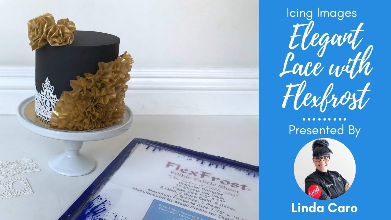 How to Make Edible Lace using Flexfrost Fabric Sheets