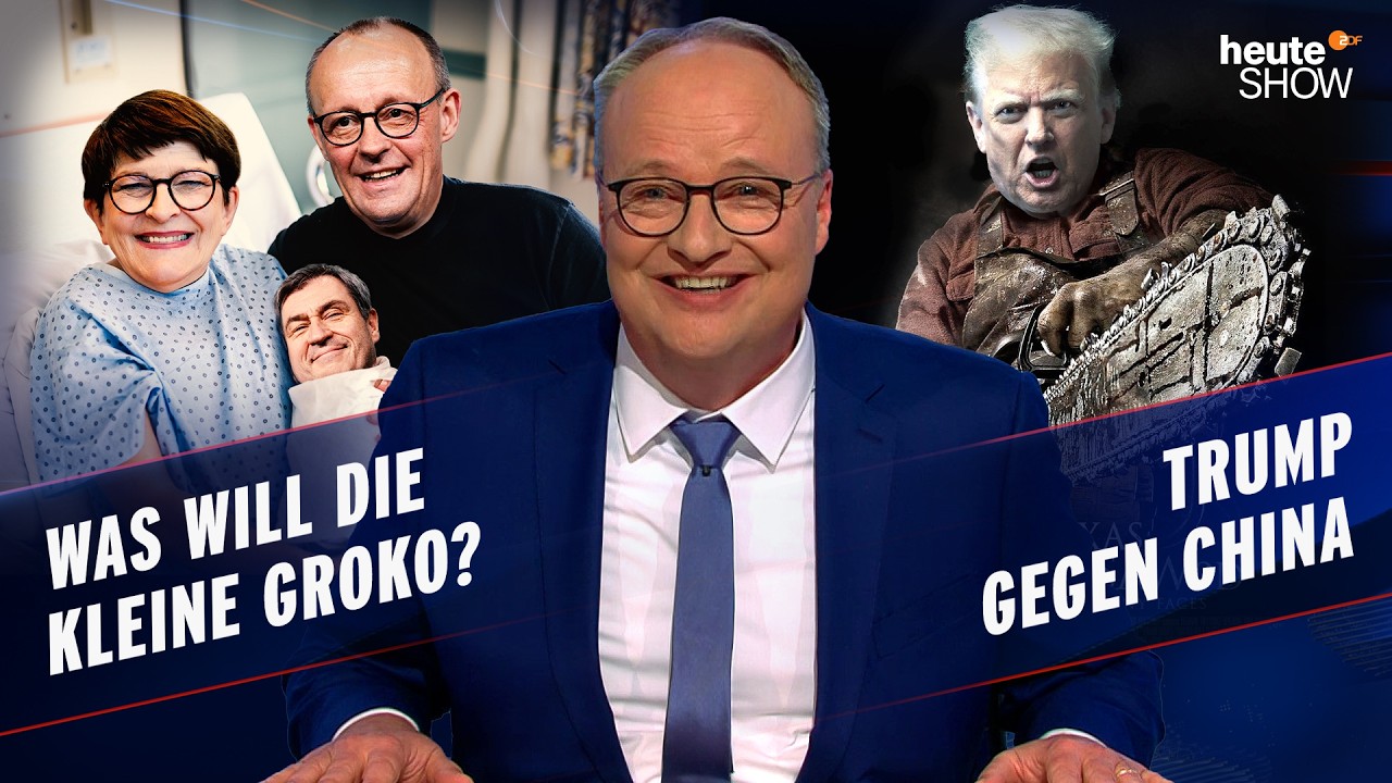 Schwarz-Rot einigt sich – Trump und China streiten weiter | heute-show vom 11.04.2025