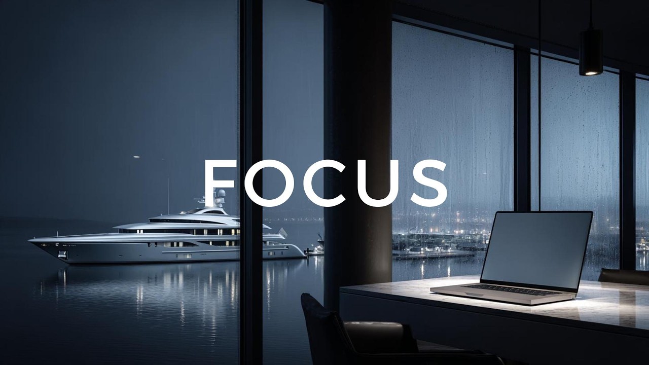Deep Focus for High Performers 🎧 Luxury Penthouse Ambience | Work, Study, Concentration