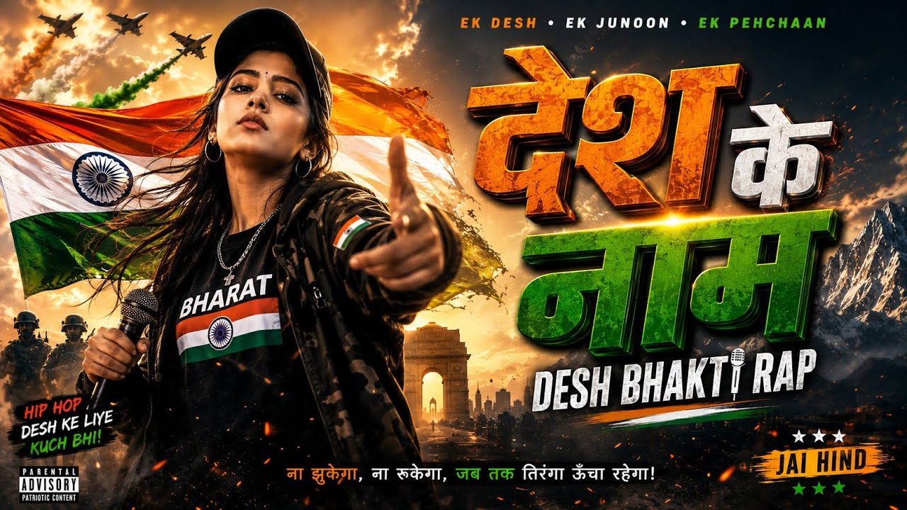 🇮🇳🔥 देश के नाम | Desh Bhakti Rap | Indian Patriotic Hip-Hop Song 2026Hashtags:#DeshKeNaam