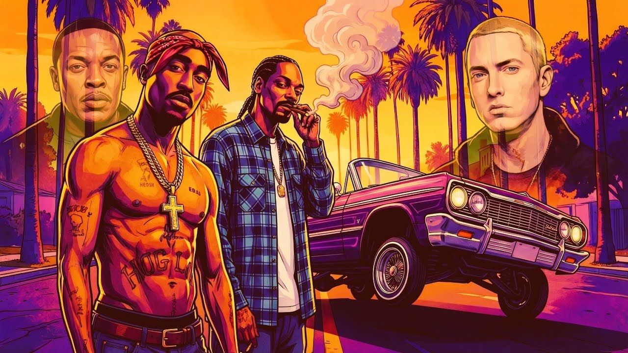 Old School 90s 💥 Snoop Dogg, 2Pac, Wiz Khalifa, Dr. Dre, Eminem, Tyga, 50 Cent | G-Funk Style Mix 🎤