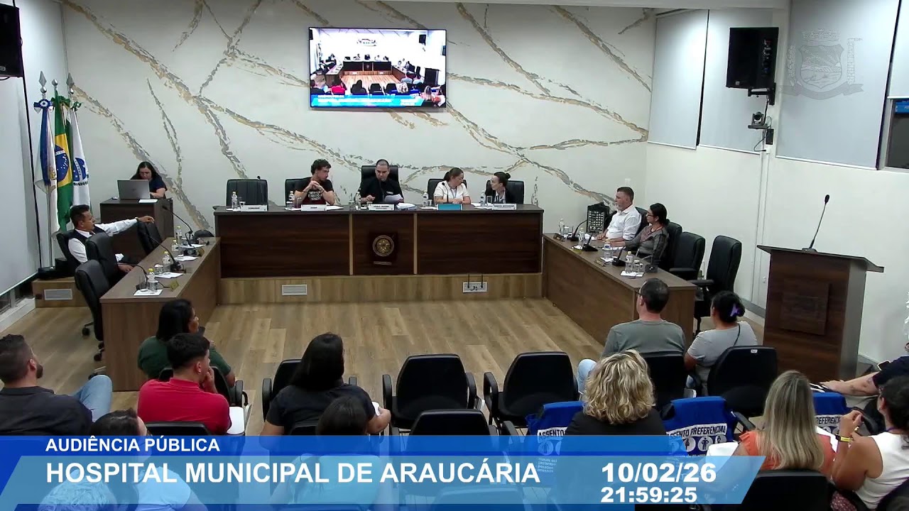 AUDIÊNCIA PÚBLICA: HOSPITAL MUNICIPAL DE ARAUCÁRIA 10.02.2026
