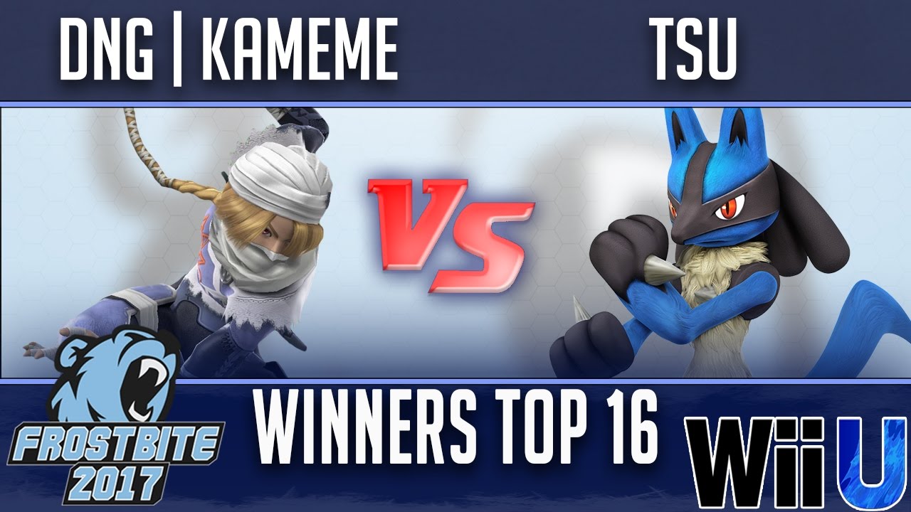 Frostbite 2017 TOP 16 WINNERS - DNG | Kameme (Sheik) vs tsu (Lucario, Ryu)