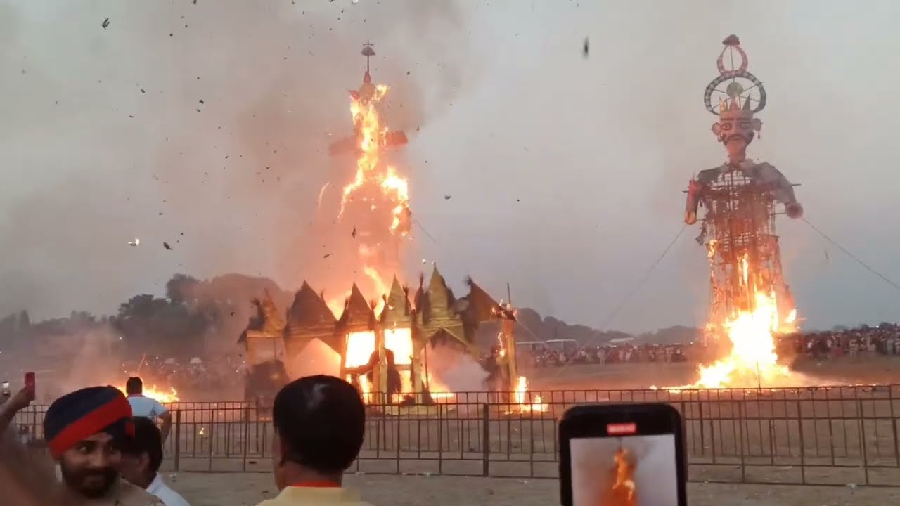 Ravan Dahan Hoshiarpur 2024 !Dussehra Ground Hoshiarpur live Ravan Dahan | Hoshiarpur Dussehra 2024