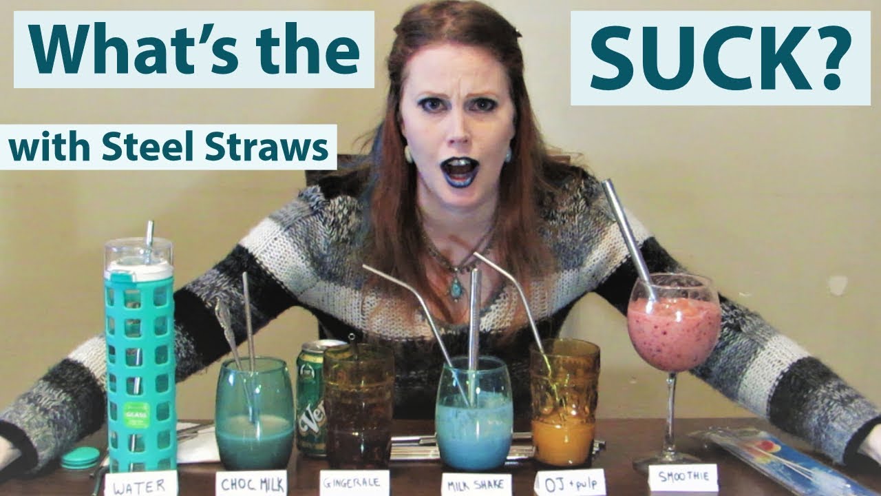 Trying Stainless Steel Straws - Do They Suck?