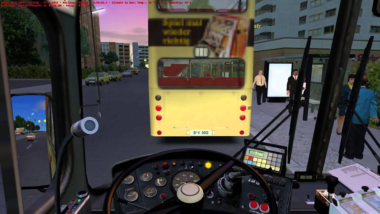 OMSI The Bus Simulator - Line 13N Summer Ticket Selling Gameplay HD