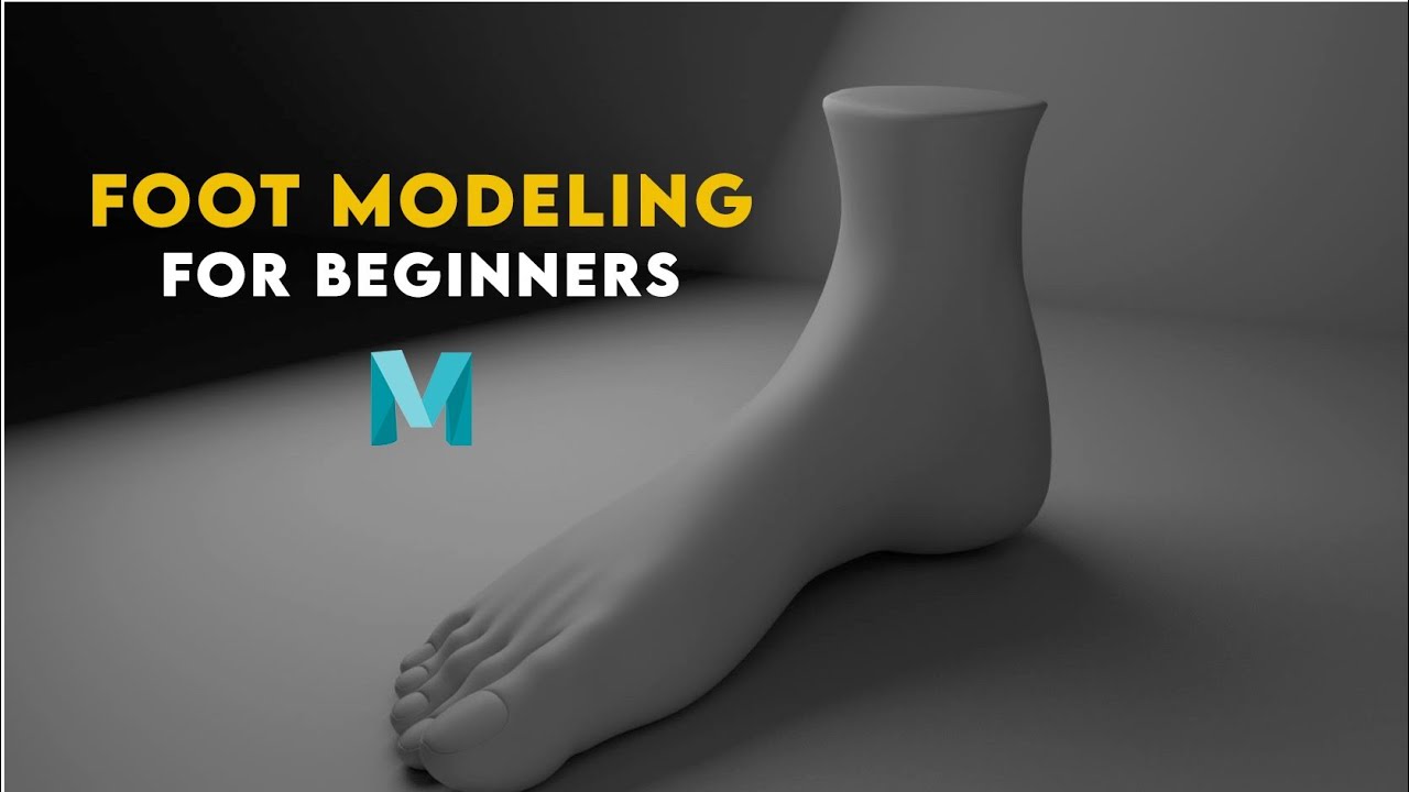 Foot Modeling | Autodesk Maya  2022 | for Beginners |