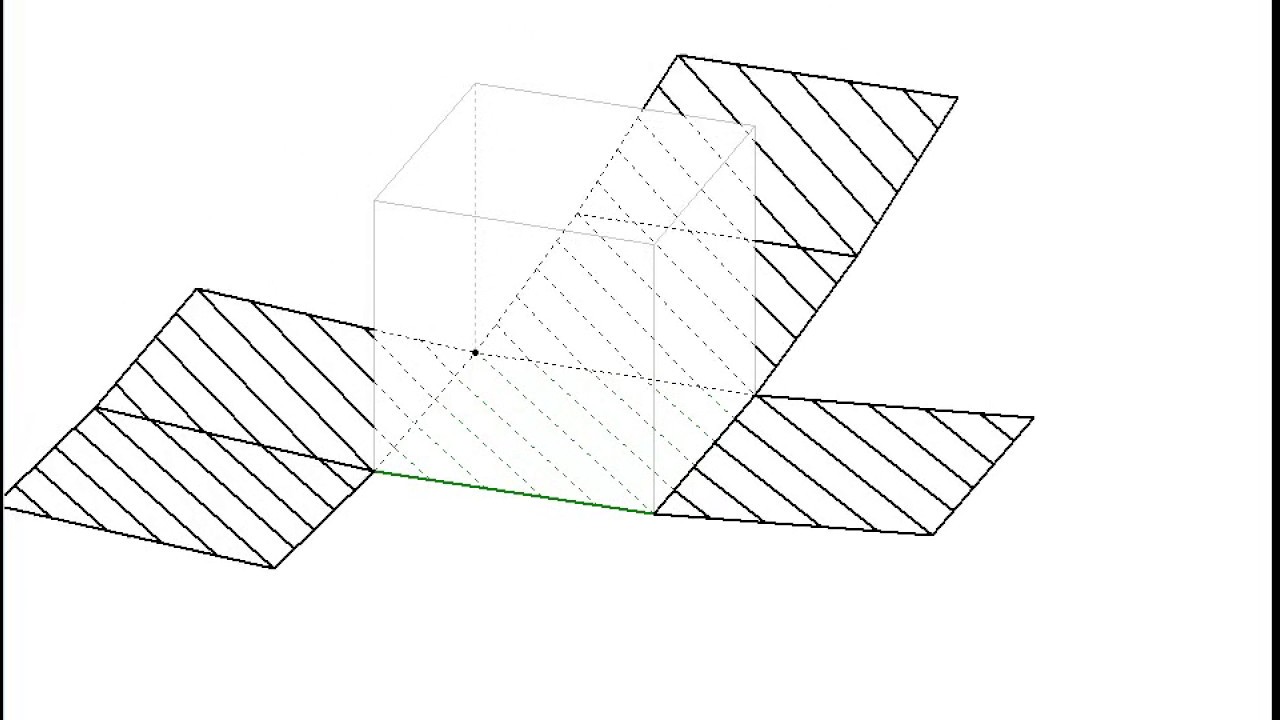 11 patrons du cube. 11 nets of cube
