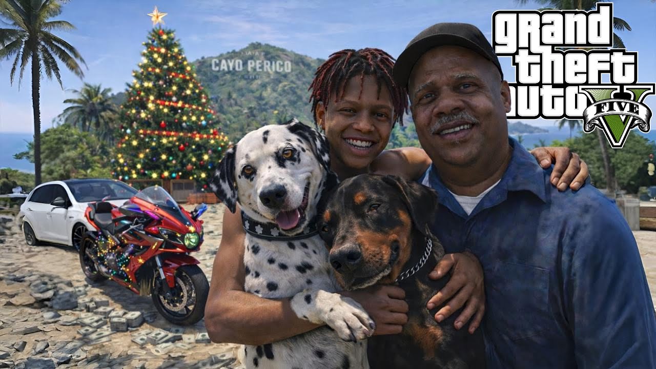 I MIEI CANI SONO GUARITI…I MIEI MI RIEMPONO DI REGALI PER NATALE! GTA 5 MOD VITA DA GANGSTER