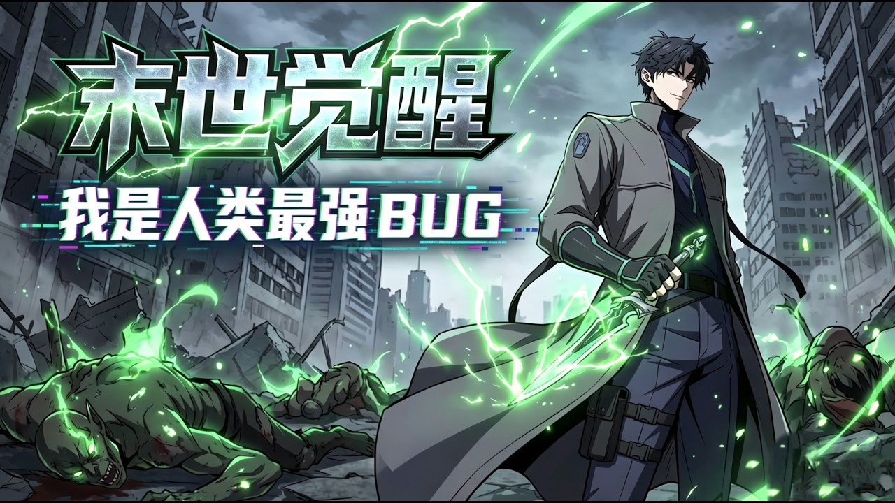 🔥 【完结】《末世觉醒：我是人类最强 BUG》末世降临，蓝星沦为游戏，人类化作NPC任天外玩家屠戮。主角云起觉醒隐藏职业，成为唯一能反杀玩家的人类BUG，逆天翻盘！#末世#热血
