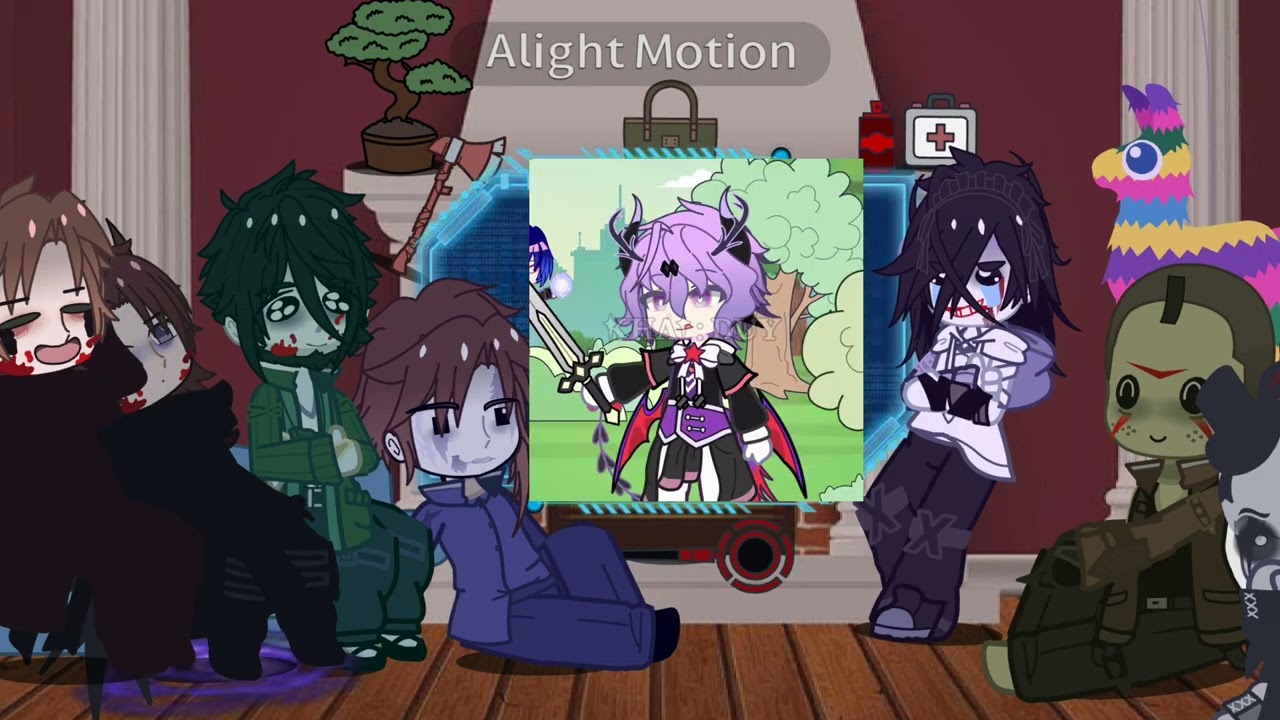 Reaction slashers on y/n as gacha random + bonus