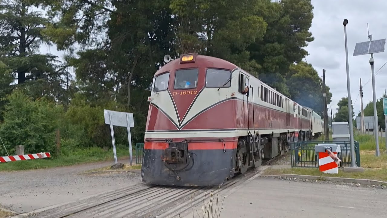 persecución al tren Santiago - Temuco. (hasta Laja)