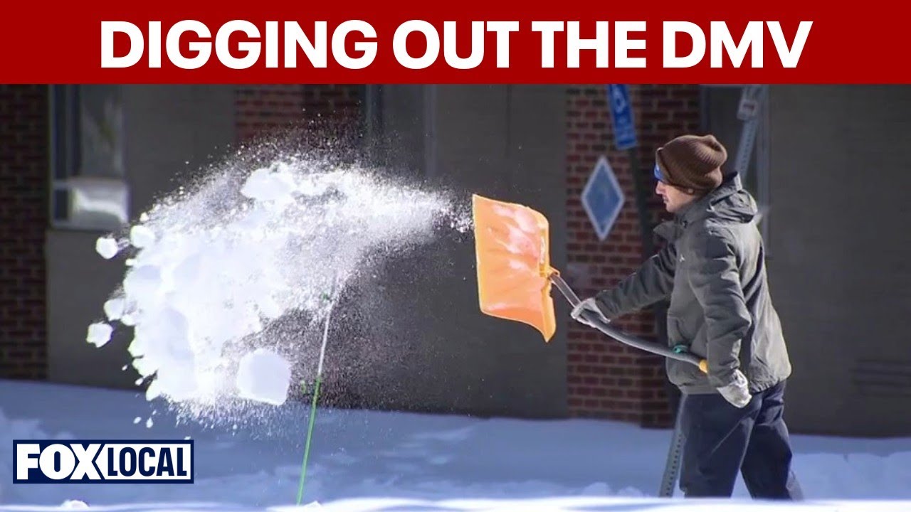 Unplowed side streets leave DMV residents stuck after snowstorm