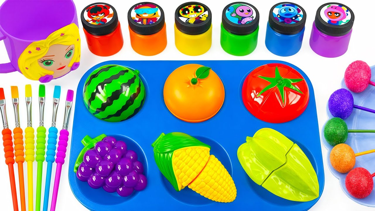 Oddly Satisfying Video l Making DIY Cutting Rainbow Candy Crazy Slimes Sprunki & Mixing Colors ASMR