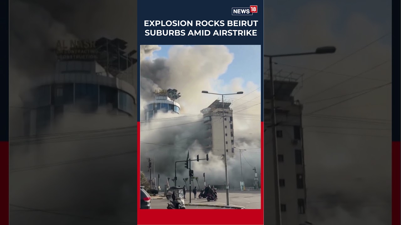 Smoke Billows Over Beirut After Israeli Strike Hits Southern Suburbs: Watch | Israel Iran War | N18S