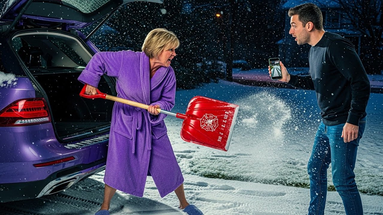 HOA Karen Stole My Snow Shovel Overnight, Cried When She Saw It Belongs To Fire Department